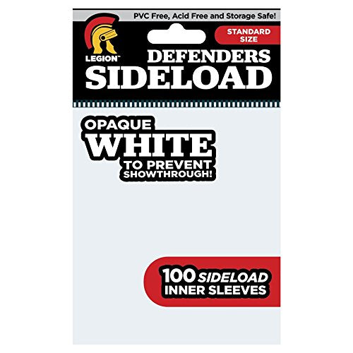 Standard Ccg Size - Side Load, White (100) New