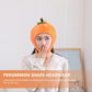 NOLITOY Funny Persimmon Hat, Plush Party Headgear Costume Accessory for Festive Event Photo Video Props Dress Up Decor