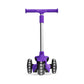 Jetson Scooters - Lumi 3 Wheel Kick Scooter (Purple) - Kids Three Wheel Push Scooter With Adjustable Height Handlebars - Ultra-Lightweight Design With High Visibility Light Up Leds On Stem And Wheels