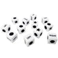 Left Right Center Dice Only 12 Dices Left Right Center Dice Game Prime Dice Only( six Sided ,16mm Standard Size, Easy to Grip)