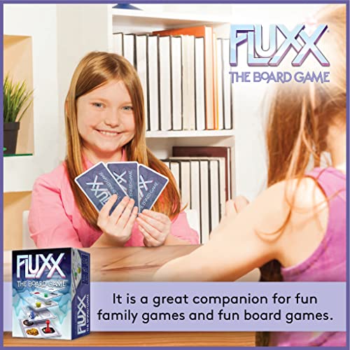 Looney Labs Fluxx Board Game - Dynamic 2-4 Player Card Game - Blue - Model LOO-128