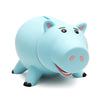 Hamm Piggy Bank, Cute Plastic Coin Bank For Boys And Girls, Unbreakable Pig Money Bank For Kids Gift (Blue)