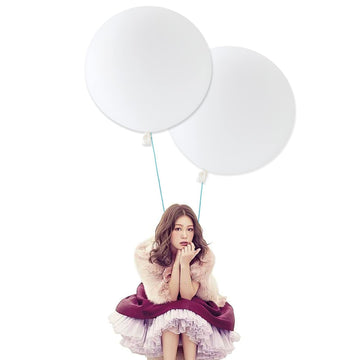In-Jooyaa 24 Inch Latex Big Round Balloons 7 Pack White Thick Giant Balloons For Photo Shoot Wedding Baby Shower Birthday Party