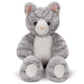 Vermont Teddy Bear Stuffed Kitten - Plush Gray 18" Cat Toy, Model ABFW18006A