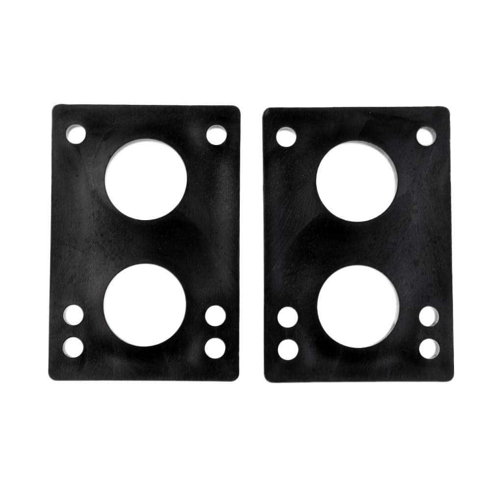 Enakshi 1 Pair Replacement Spare 8mm/ 0.3 inch Black PE Longboard & Skateboard Risers Shock Pads Sporting Goods | Outdoor Sports