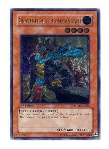 Yu-Gi-Oh! - Gravekeeper'S Commandant (Fotb-En015) - Force Of The Breaker - 1St Edition - Ultimate Rare