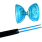 Diabolo Chinese Yoyo Set ,Triple Bearing Diabolo Chinese Yo-Yos Juggling Toys Colorful Led Diabolo With Diablo Sticks, Diabolo String&Net Bag, Easier Start/ Faster/ Stable&Lasts Longer (Led)