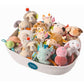 Taggies Teether Baby Rattle Soft Toy  5-Inches  Sherbet Lamb 1.0Count