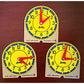 Carson Dellosa Mini Judy Clock Telling Time Clock Set, 12 Mini Judy Clocks, 4'' X 4'' Telling Time Teaching Clocks For Kids, Kin