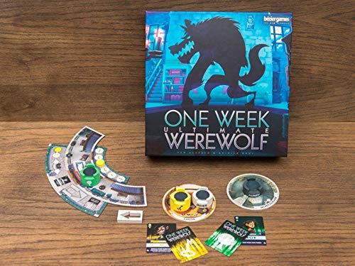Bezier Games One Week Ultimate Werewolf Board Game - Social Deduction, Multicolor, Cardboard, Family Fun
