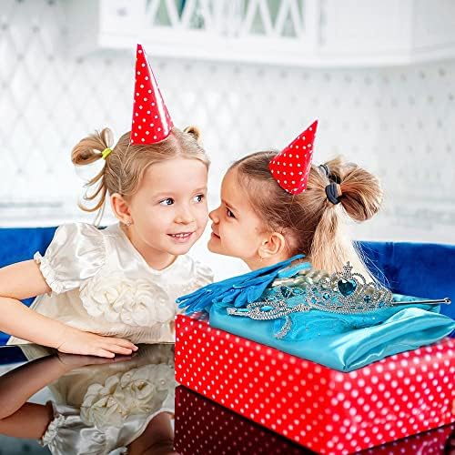 Uraqt Princess Dress Costume For Girls Princess Costume Fancy Dress Up For Halloween Birthday Party Queen Cosplay With Crown Wan