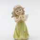 Cosmos Gifts 20943 Angel Girl With Green Dress Porcelain Figurine 3'' H