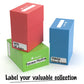 Rayvol 5 Card Deck Box With 2 Dividers/Box - Set Of 5 Card Boxes For Tcg (Blue, Red, Green, Black, White)