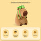 Wanwu World Capybara Plush 9 Inch Capybara Stuffed Animal Cute Stuffed Capybara Toy With Turtle Backpack Soft Plushies Capybara