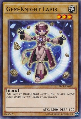 Yu-Gi-Oh! - Gem-Knight Lapis (Sece-En012) - Secrets Of Eternity: Super Edition - Unlimited Edition - Common