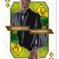 Albino Dragon Green Playing Cards, Model AD-205, Small Size, Paper with Plastic Coating