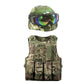 YUPPIN Army Commando Costume Set for Kids (512 Years)  Camouflage Vest, Combat Helmet & Tactical Goggles for Roleplay & Fancy 