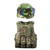 YUPPIN Army Commando Costume Set for Kids (512 Years)  Camouflage Vest, Combat Helmet & Tactical Goggles for Roleplay & Fancy 