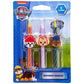 DecoPac PAW Patrol Birthday Cake Candles - Set of 6 Multicolor Wax Toppers Featuring Chase, Marshall, Skye - Model 44869