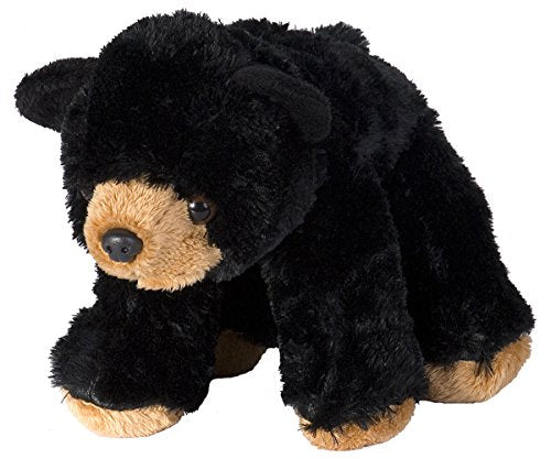 Wild Republic Black Bear Plush, Stuffed Animal, Plush Toy, Gifts For Kids, Cuddlekins 8