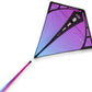 Prism Kite Technology Vertex High Flying Diamond Kite With 10' Long Triple Streamer Tail, Ultraviolet