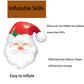 Hadckja Santa Claus Balloons Christmas Balloons Santa Claus Head Foil Balloons For Christmas-Themed Party Birthday Party Supplie