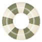 Petites-Pommes Inflatable Float For Adults - Durable Inner Tube, Handprinted Classic Striped Design Ring Float, Soft Comfort Sea