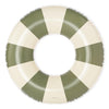 Petites-Pommes Inflatable Float For Adults - Durable Inner Tube, Handprinted Classic Striped Design Ring Float, Soft Comfort Sea
