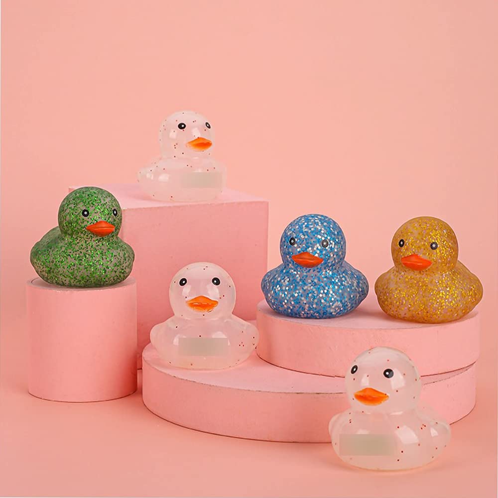 Rubber Duck Bath Toys For Toddlers - Squeak And Float Yellow Ducks In Bulk - Baby Shower Decorations And Party Favors