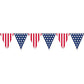 Amscan Amazing Patriotic Pennant Banner, 12, Red/White/Blue (Value 2-Pack)