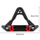 INJORA RC Front Bumper 1/24 Metal Bumper with Lights for SCX24 Gladiator Bronco JLU Deadbolt C10 B17 Axial Upgrade Parts(A)
