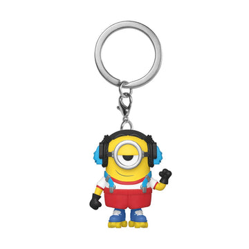 Funko Pop! Keychain: Minions: The Rise Of Gru - Roller Skating Stuart, Multicolor