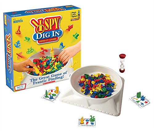 Briarpatch I SPY Dig In Game, Preschool Learning Toy, Cardboard, Multi, Model 06101
