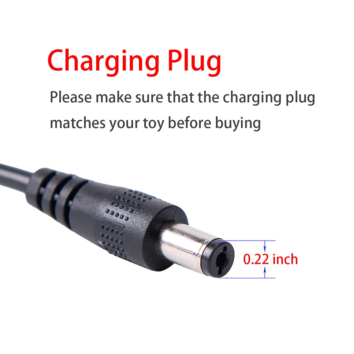 12V Charger For Ride On Toys, 12V Battery Charger For Kids Ride On Car, 12 Volt Charger For Power Wheels Electric Ride-Ons Acces
