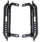 HobbyPark Metal Side Pedal Step Running Boards Foot-Plate for Traxxas TRX4 Trx-4 1/10 RC Crawler Body Shell Accessories (Black)