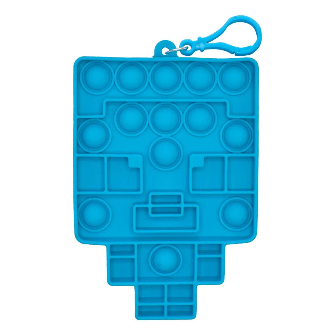 Minecraft Mini Bubblerz Fidget Bubble Popper Backpack Hanger (Creeper, Cow, Steve, Alex)