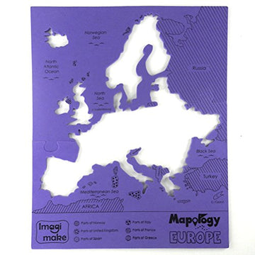 Imagimake Mapology: Europe Map Puzzle For Baby