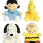 Aurora Peanuts Palm Pal Plush Bundle, Charlie Brown, Lucy, Woodstock And Snoopy
