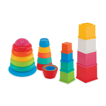 Giggles Funskool Star Link Plus, Educational & Creative Construction Toy Blocks For Kids, Encourages Learning & Development, Fun