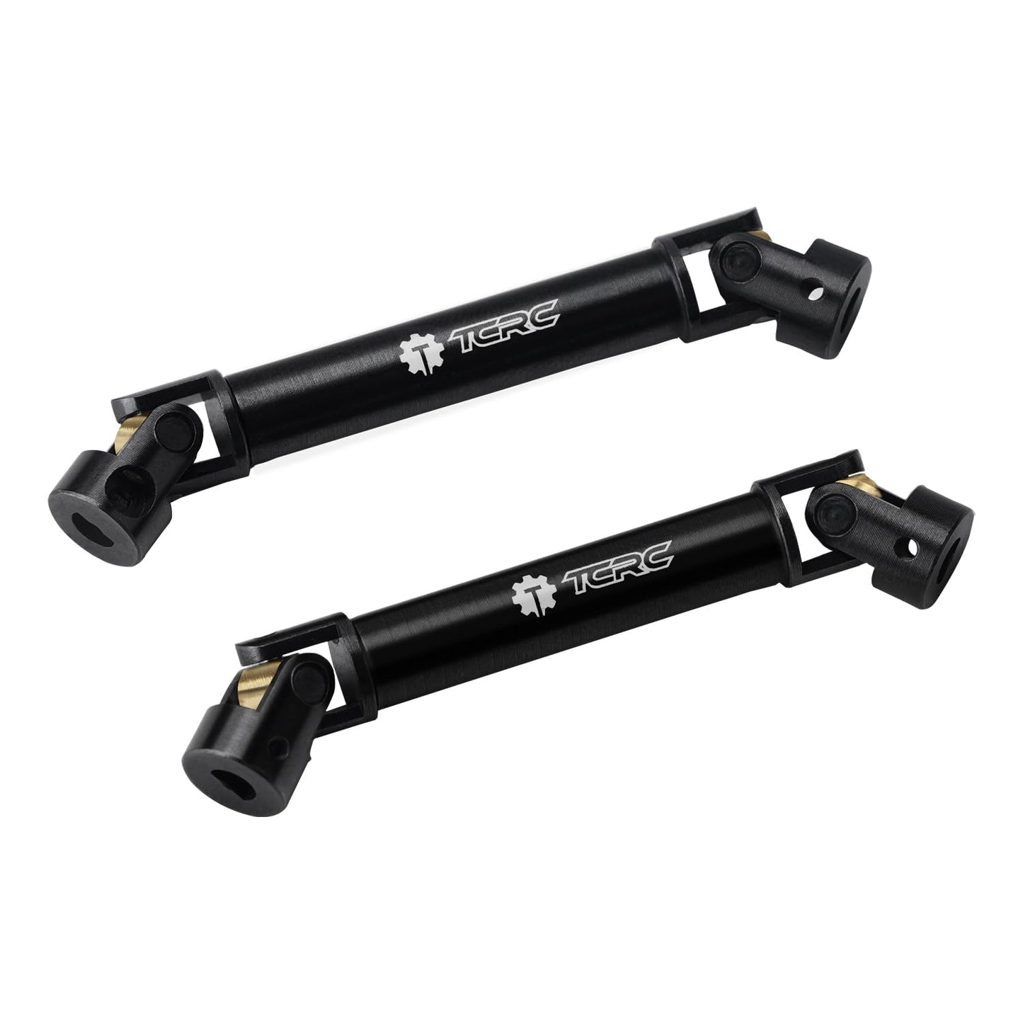 Tcrc 8Pcs Brass High Clearance Chassis Suspension Links Rod Linkage Set For Axial Ax24 Xc-11/24 Rc Crawler Car Upgrade Parts,Bla