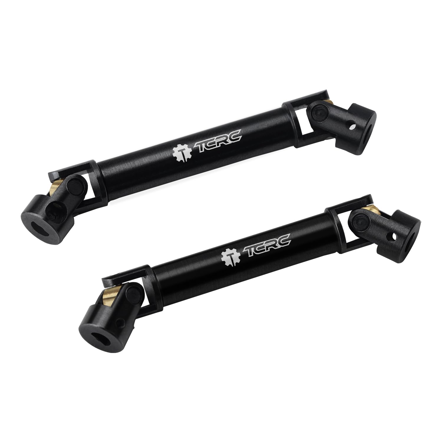 Tcrc 8Pcs Brass High Clearance Chassis Suspension Links Rod Linkage Set For Axial Ax24 Xc-11/24 Rc Crawler Car Upgrade Parts,Bla