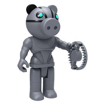 Piggy - Friendly Robby Action Figure (3.5' Buildable Toy, Series 3) [Includes Dlc Items]
