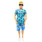 Flfuatt Stylish Fashions Girls Doll Toys, The Ultimate Fashionista Doll For Trendy Kids, 11.5 Inch Fashion Doll (Blue Short Slee
