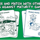 Kids Against Maturity Card Game - Farm Edition, Hilarious Family Fun, Model KAM-FARM, Paper Material