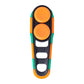 Ilsmysutra Hands Toys Sensory Toy Sensory Relief Toys For Children Adults Party Favors Green Orange