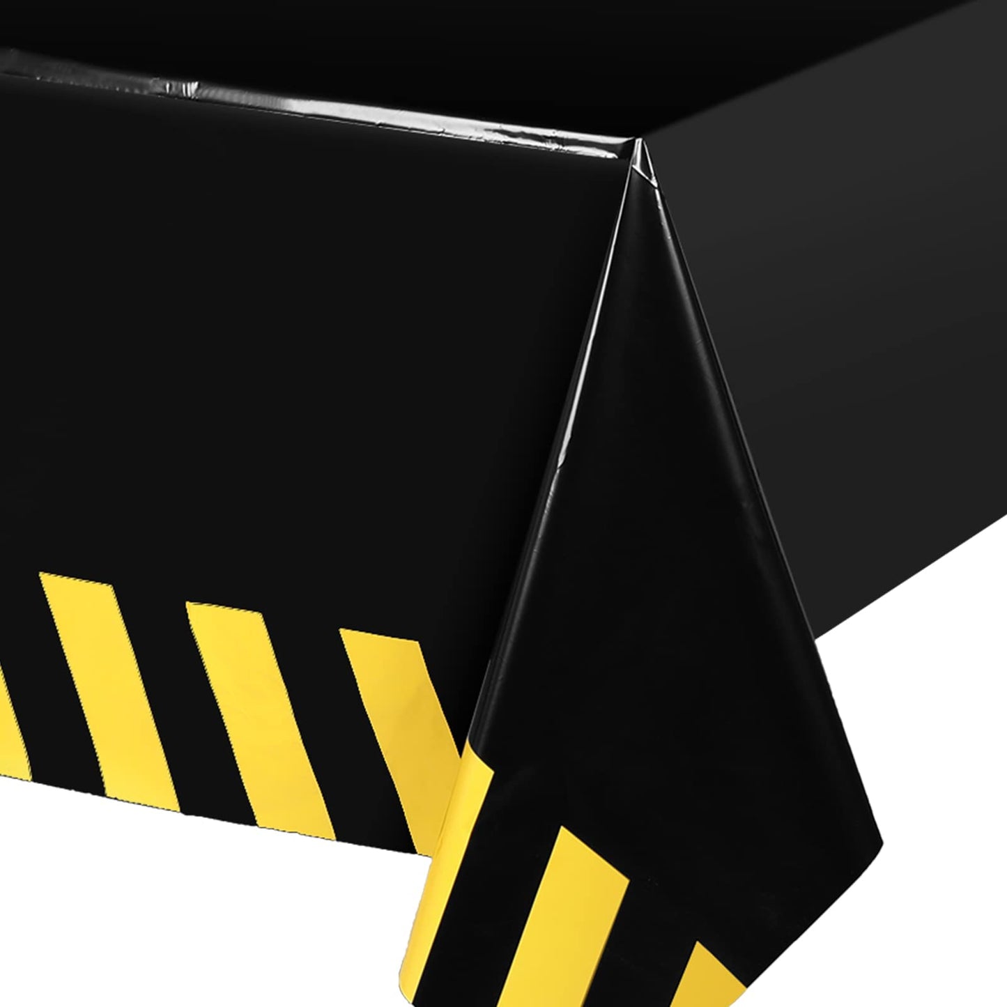 2 PCS Construction Birthday Party Tablecloth Dump Truck Birthday Table Covers for Kids Boys Birthday Construction Party Decorati