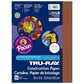 Tru-Ray Construction Paper, 50% Recycled, 9 x 12, Warm Brown, Pack Of 50