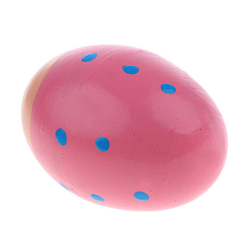 Light Wooden Cabasa Practice Children Listening Hand Percussion Toy Pink