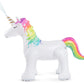 Jasonwell Unicorn Sprinkler Inflatable Unicorn Water Toys Outdoor Inflatable Ginormous Unicorn Yard Sprinkler For Kids (L)