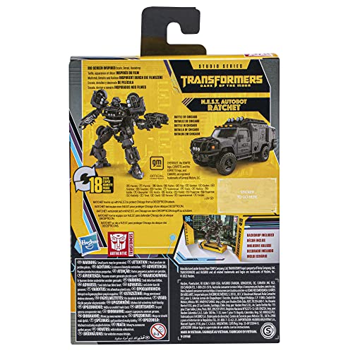 Hasbro,Transformers Studio Series 96 Buzzworthy Bumblebee N.E.S.T. Autobot Ratchet Deluxe Action Figure